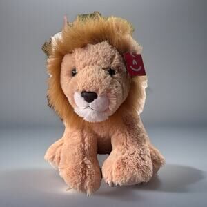 NWT Aurora Plush Lion Stuffed Animal Super Soft Plush Lion Toy - 14 Inch